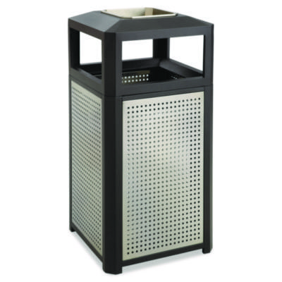 RECEPTACLE,38GAL,ASHTY,BK
